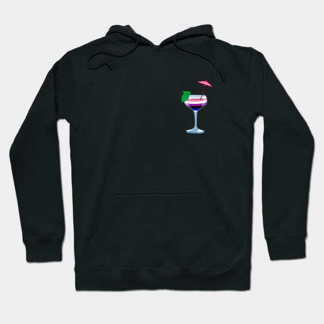 Genderfluid cocktail #3 Hoodie by gaypompeii